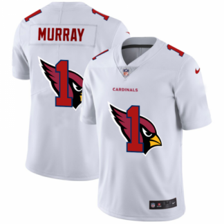 Arizona Arizona Cardinals #1 Kyler Murray White Men’s Nike Team Logo Dual Overlap Limited NFL Jersey
