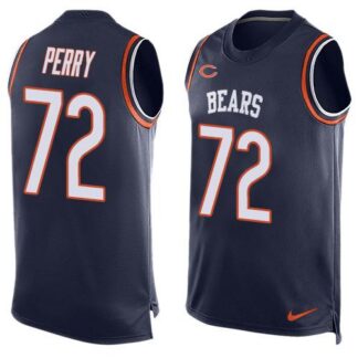 Nike Chicago Bears #72 William Perry Navy Blue Team Color Men’s Stitched NFL Limited Tank Top Jersey
