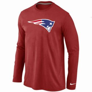 Nike New England Patriots Logo Long Sleeve T-Shirt Red