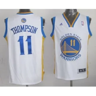 Men's Revolution 30 Golden State Warriors #11 Klay Thompson White NBA Jersey
