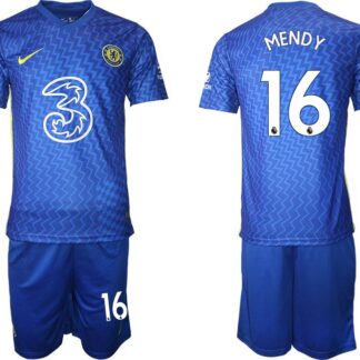 Men 2021-2022 Club Chelsea FC home blue 16 Nike Soccer Jersey