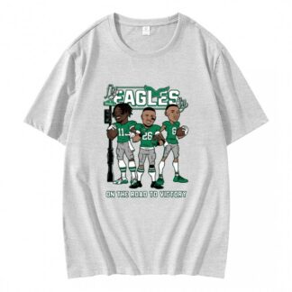 Fly Eagles Fly In The Road To Victory Philadelphia Eagles T-Shirt