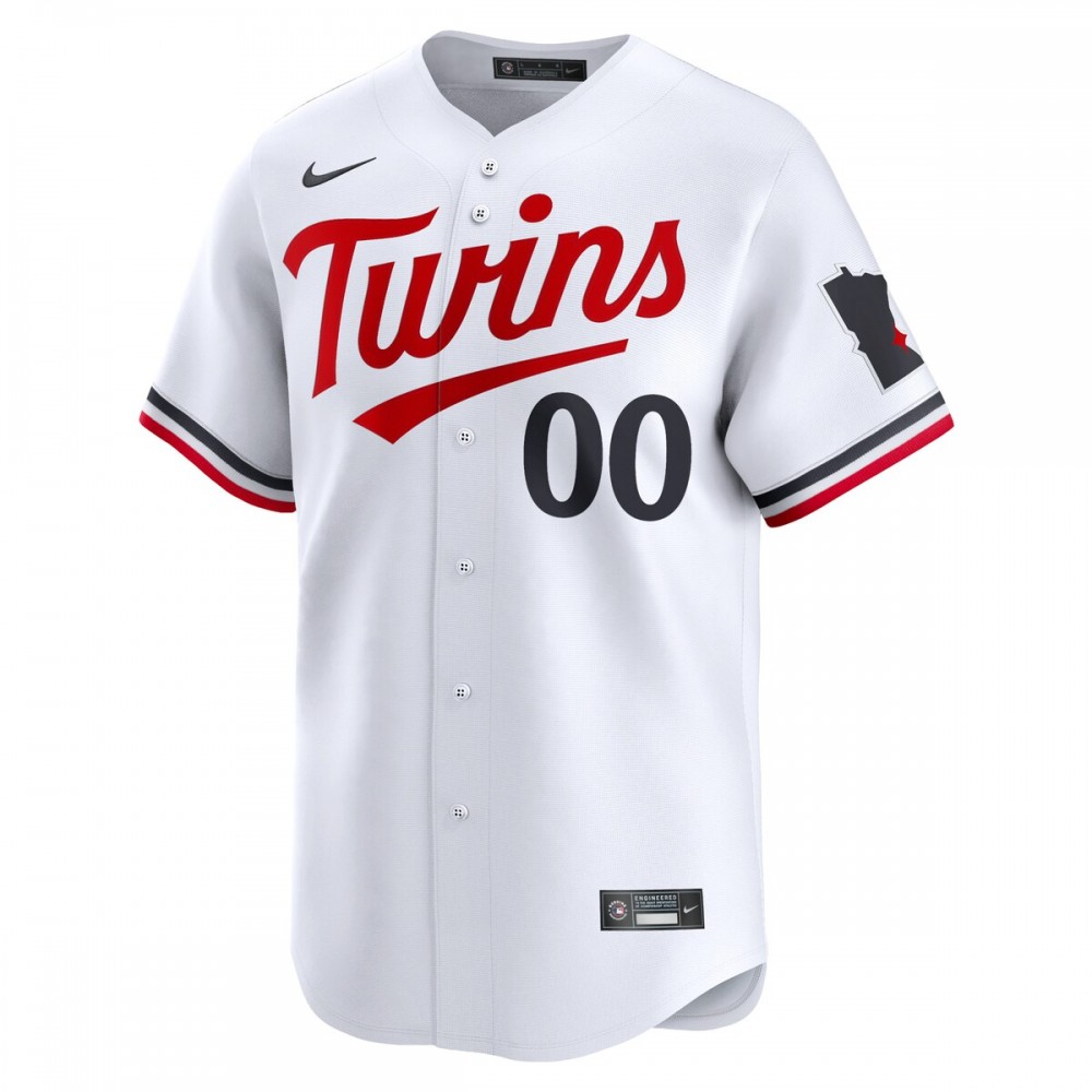 Minnesota Twins Nike Home Limited Custom Jersey - White - Image 2