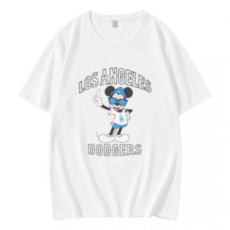 Mickey Mouse Los Angeles Dodgers Baseball T-Shirt